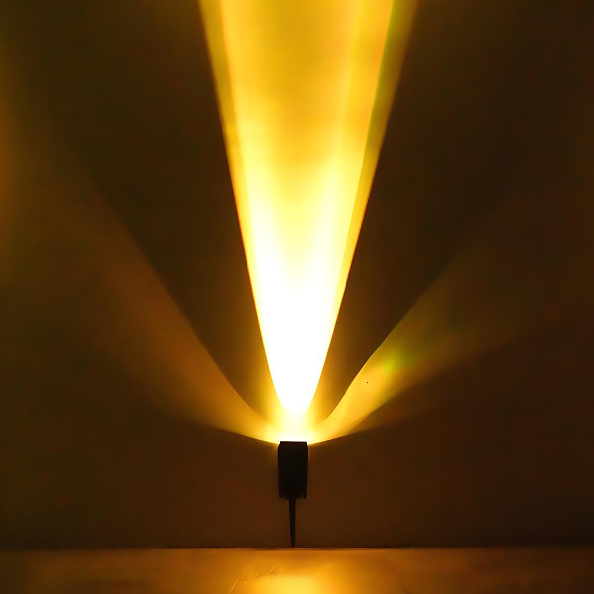Solar Grondspot LED Gazon en Borders IP65 Warmwit Verstelbare Zoomlens Draadloos Tuinpad