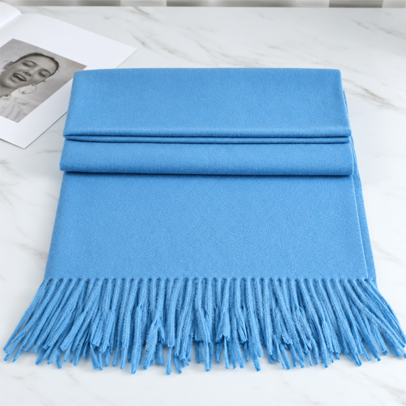 Wollen Sjaal met Franjes - Zachte Warmte voor Herfst en Winter in 9 Kleuren voor Elegante Uitstraling