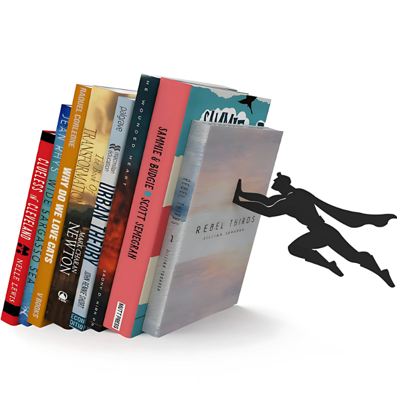 Magnetische Superheld Boekensteun Zwevend Effect Decoratief Metaal Kantoor Kamer Woonkamer Accessoires
