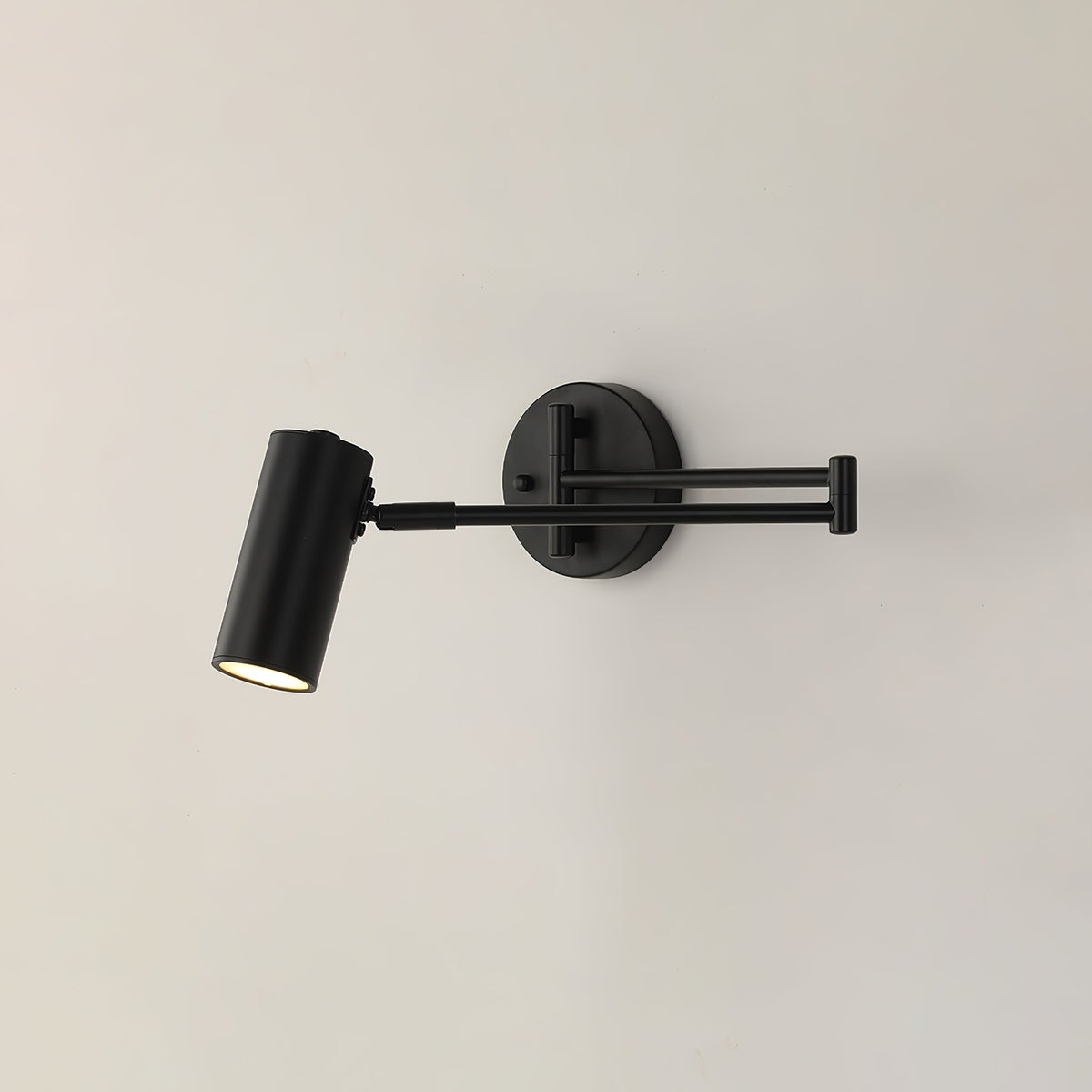 Verstelbare Wandlamp met Zwenkarm - Industrieel Metaal IJzer - 180° Draaibaar - Leeslamp Slaapkamer Nachtkastje