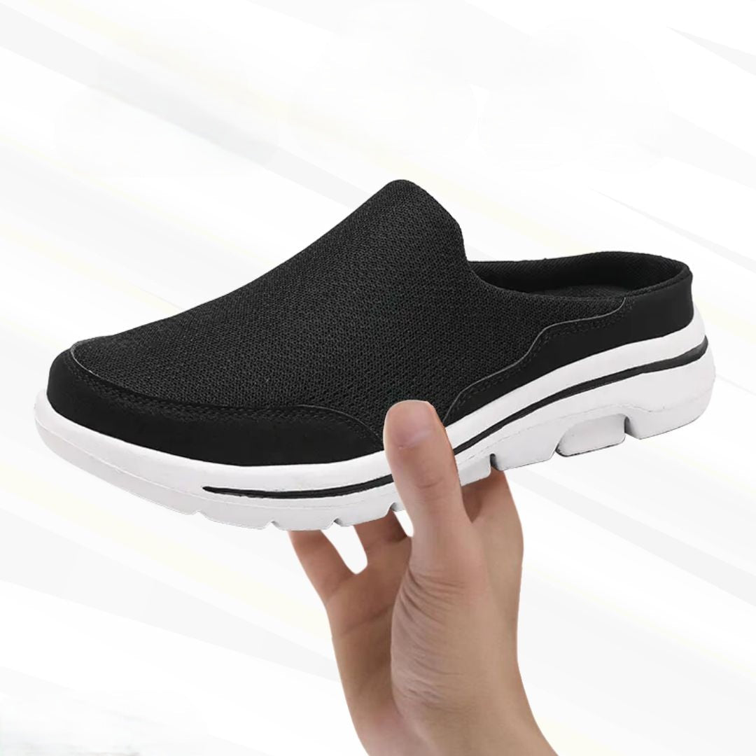 Orthopedische Barefoot Instapschoen Heren Blauw Grijs Beige Zwart Ergonomisch Loopcomfort Breed Wandelen