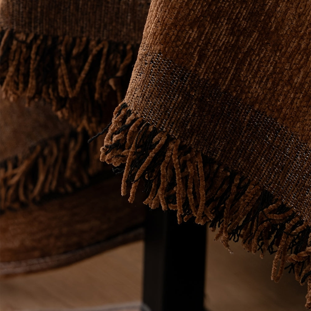 Chenille Bankhoes met Tribal Geometrisch Patroon - Beschermende Sofacover voor 2-3 Persoons Banken en Fauteuils