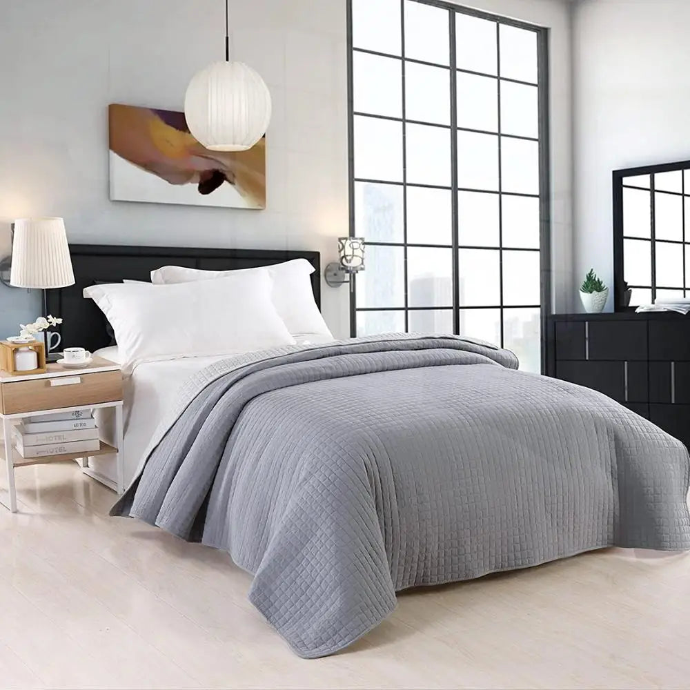 Bedsprei 240×260 cm | Zacht Gewatteerd Polyester | Licht & Comfortabel
