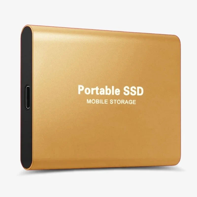 Compacte Draagbare SSD-schijf 1050 MB/s Aluminium Behuizing USB-C Opslag Laptop PC Smartphone Gaming