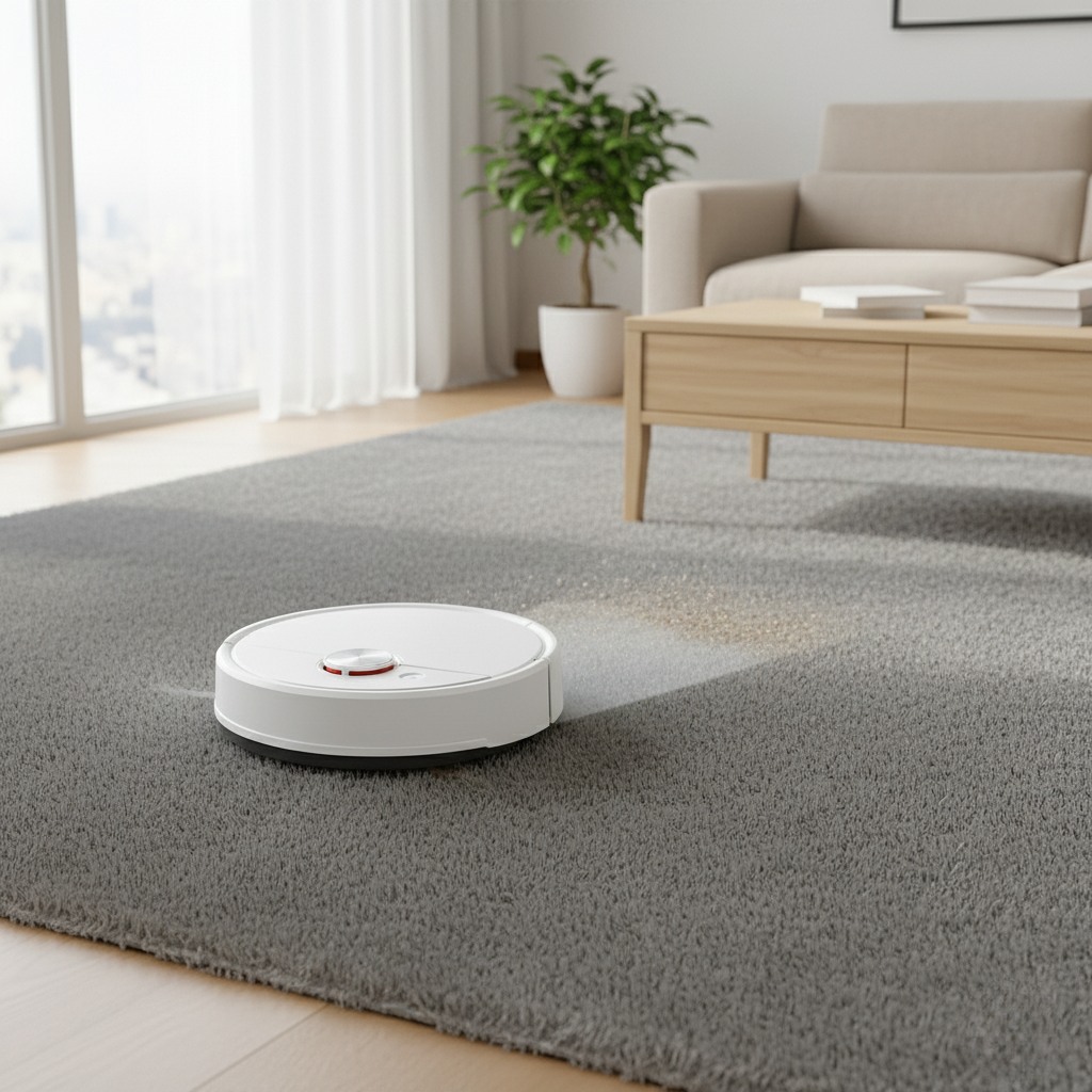 Compacte 2-in-1 Robotstofzuiger met Dweilen - Intelligente Navigatie & Automatische Vloerreiniging voor Hard Oppervlak