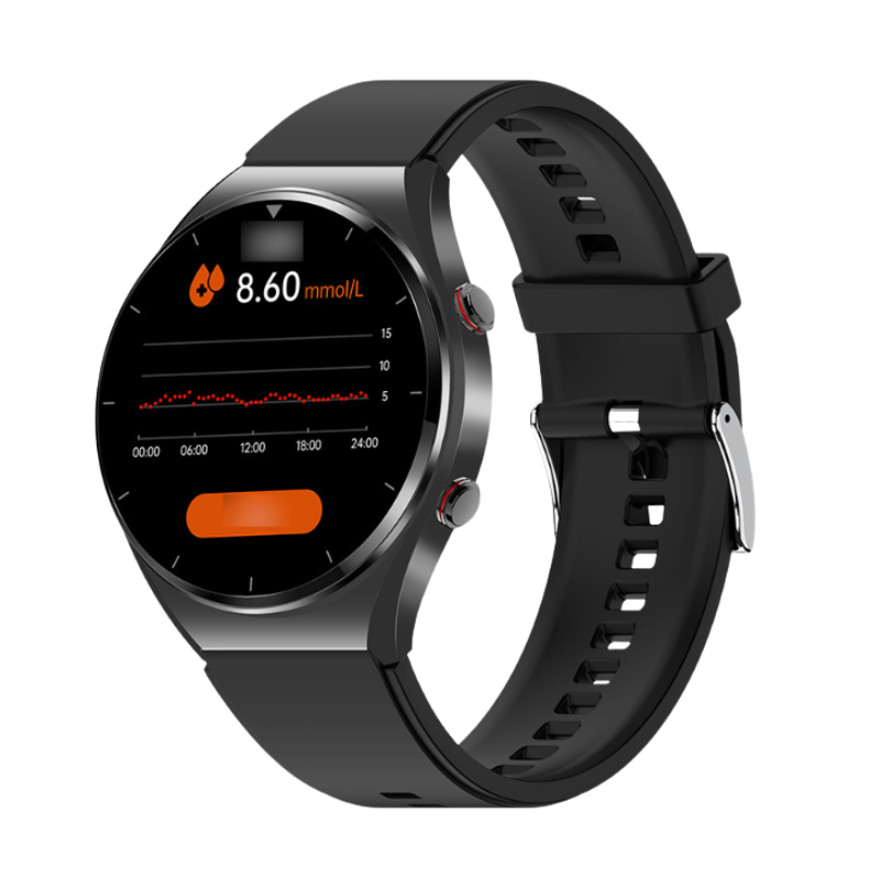 Smartwatch met Bloedsuikermeting ECG Bloeddrukmeter Hartslagmonitor Gezondheidstracker voor Sport en Fitness