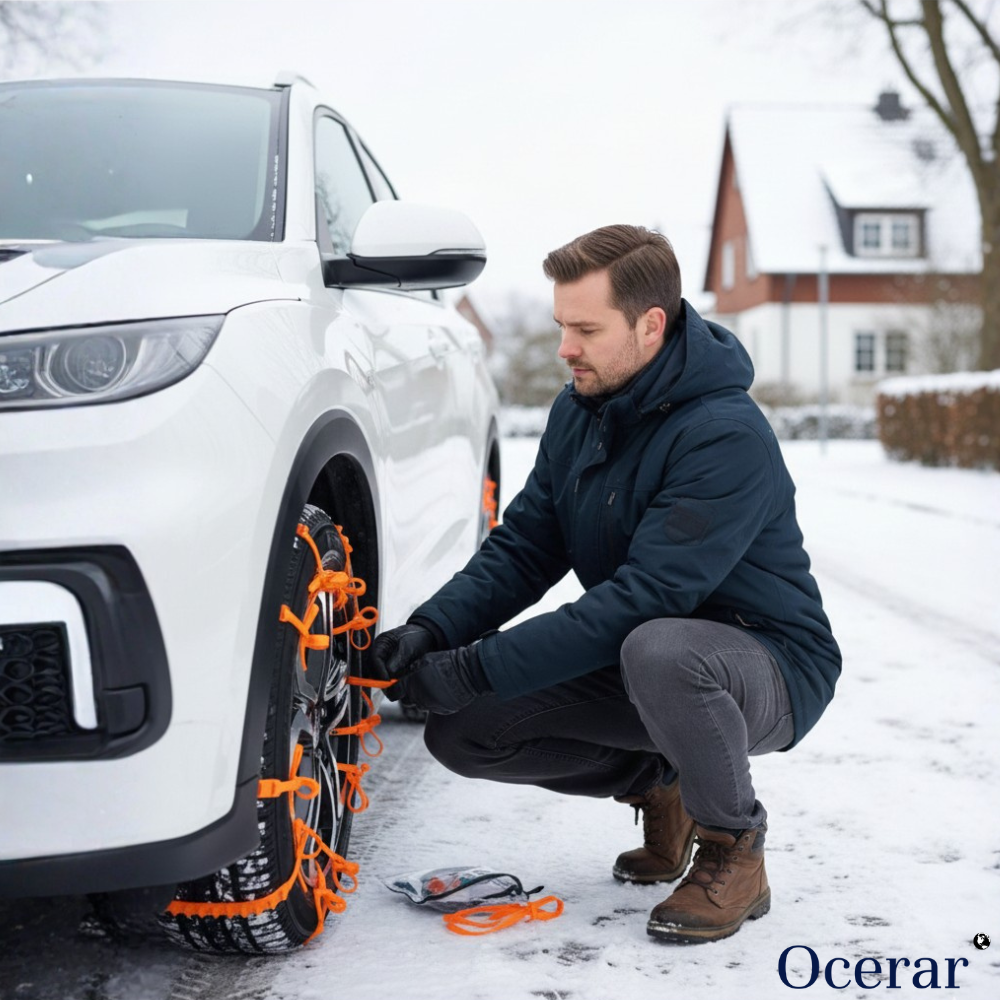 Anti-Slip Sneeuwkettingen voor Auto's 6,5-10,5 Inch Banden SUV Bestelauto Veilig Grip Winter