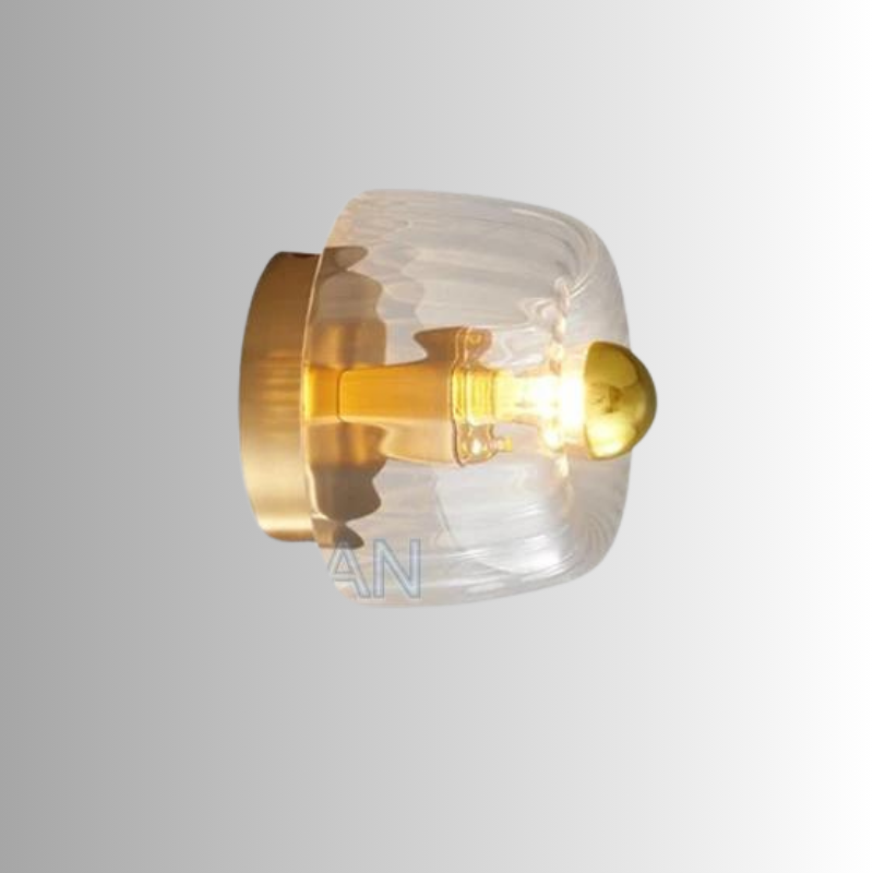 Wandlamp Glas Scandinavisch Bauhaus Metaal E14 Woonkamer Gang Trap Modern