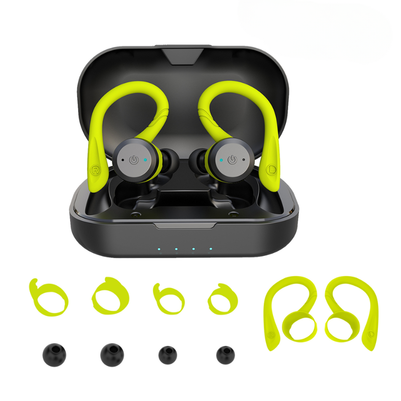 Draadloze Sport Oordopjes - 20 Uur Speeltijd, IPX7 Waterdicht, Bluetooth 5.0 voor Zwemmen & Fitness