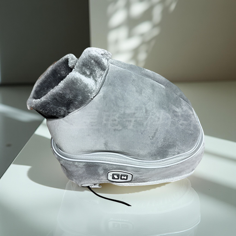 Elektrische Voetenwarmer met Trilmassage Zachte Voering Ontspanning Thuis Comfort Warm Winter Wellness