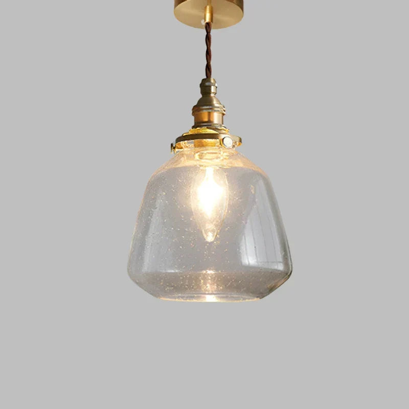 Hanglamp Kristalglas Transparant Scandinavisch Retro E27 15cm LED Eetkamer Woonkamer Minimalistisch