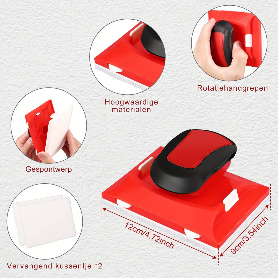 Schilderrandengids met Rolsysteem - Professionele Schildertool voor Strakke, Rechte Lijnen zonder Schilderstape | Multifunctionele Verfrandgeleider voor Plafonds, Muren, Plinten & Kozijnen