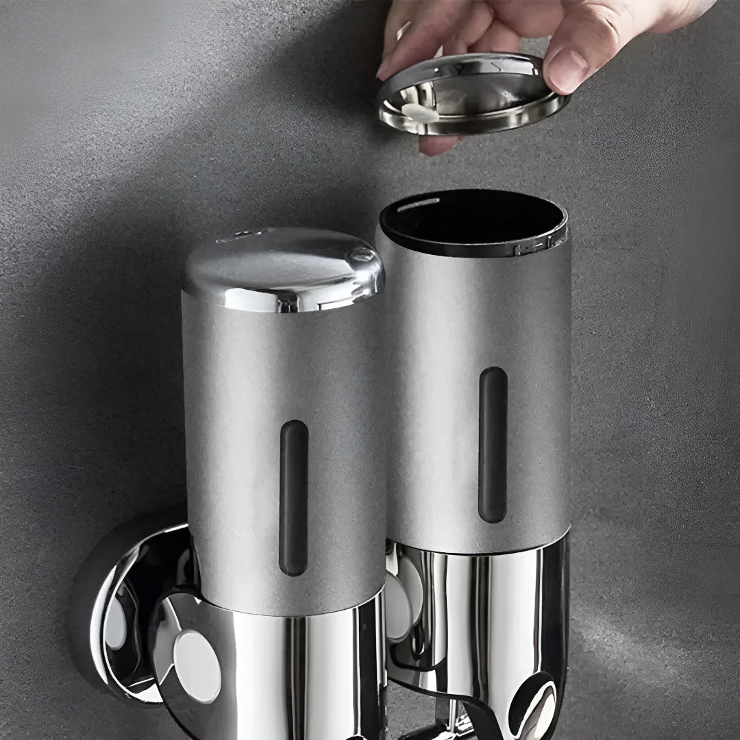 Zeeppompje Wandmontage Messing met Pompje 500ml Goud Zwart Chroom voor Badkamer Keuken Toiletruimte Stijlvol