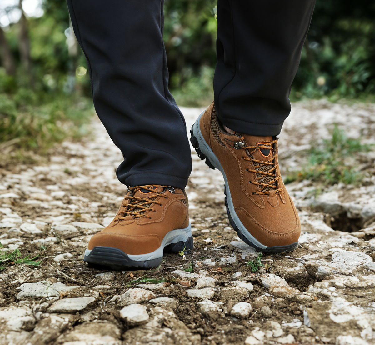 Ergonomische Wandelschoenen met Orthopedische Steun Grijs voor Outdoor en Hiking