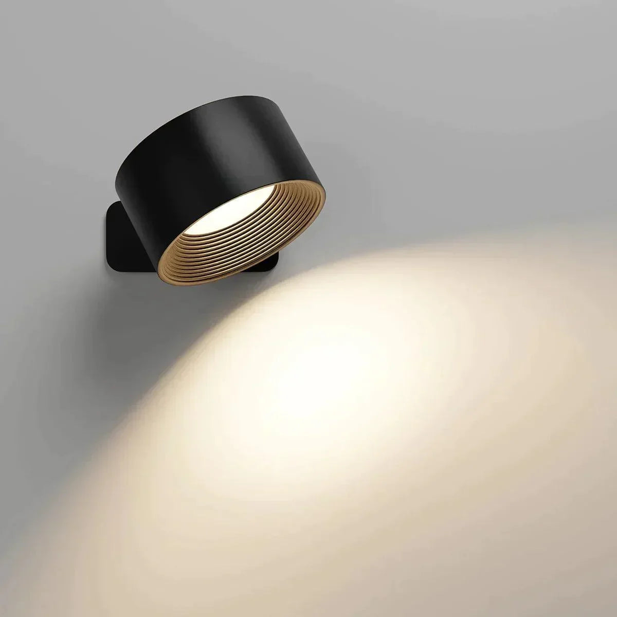 Draadloze Wandlamp Verstelbaar 360° LED Oplaadbaar USB Leeslamp Slaapkamer Woonkamer Hal Batterij Dimbaar