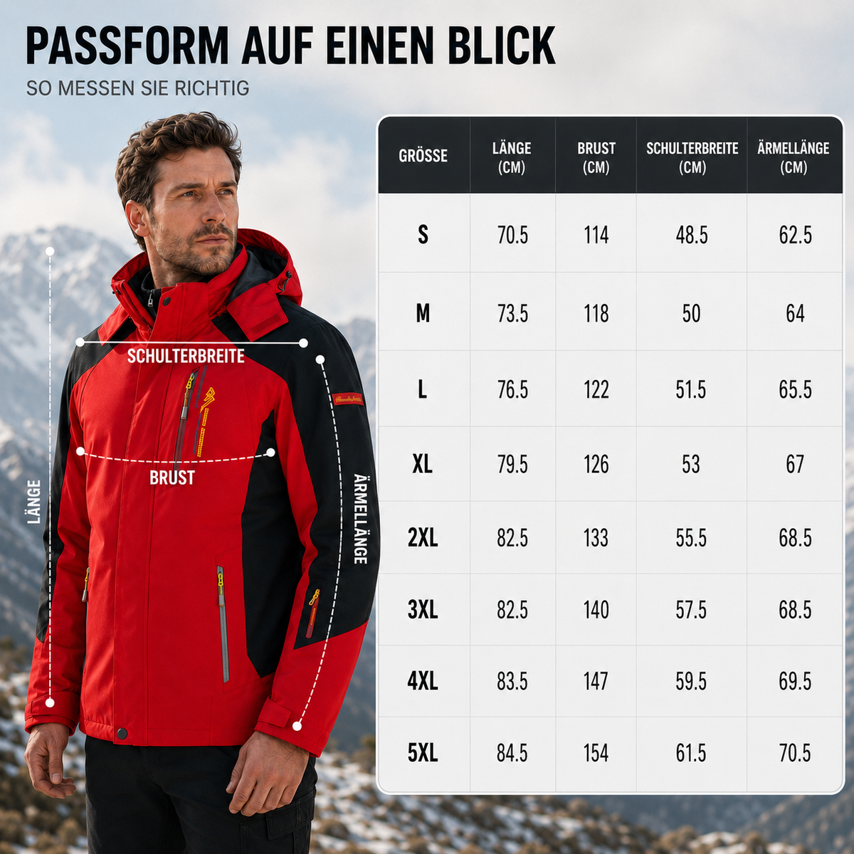 Waterdichte Heren Outdoorjas Polyester Afneembare Capuchon Meerdere Zakken Wandelen Trekking Outdoor Actief