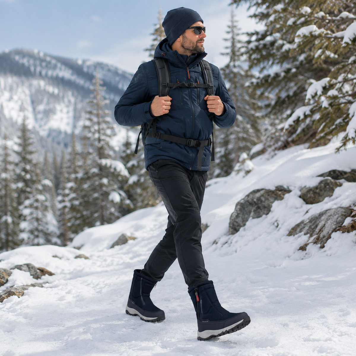 Gevoerde Winterlaarzen Dames Waterdicht Sneeuwlaarzen Antislip Warm Gevoerd Oxford Materiaal Snowboots