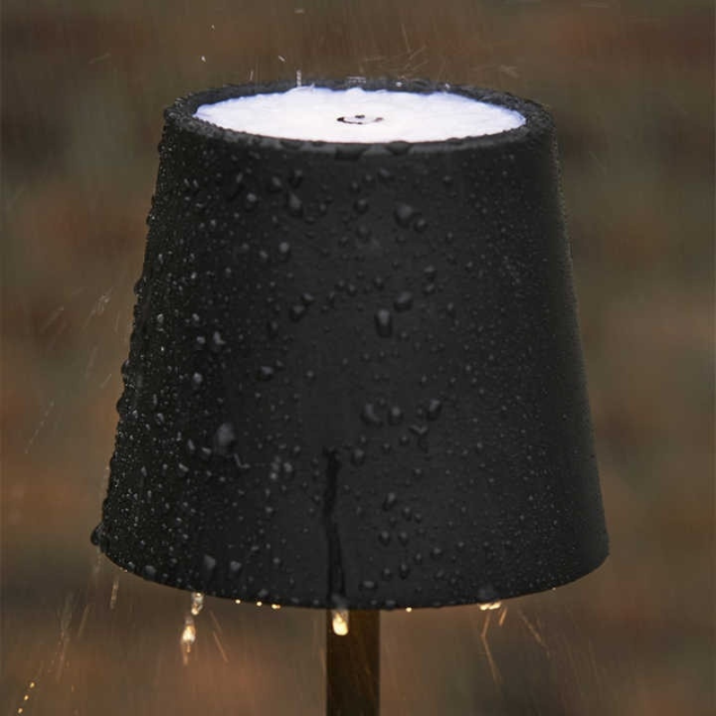 Draadloze Oplaadbare Tafellamp Touch Bediening IP65 Waterdicht Dimbaar Warm Koud Wit Licht Binnen Buiten