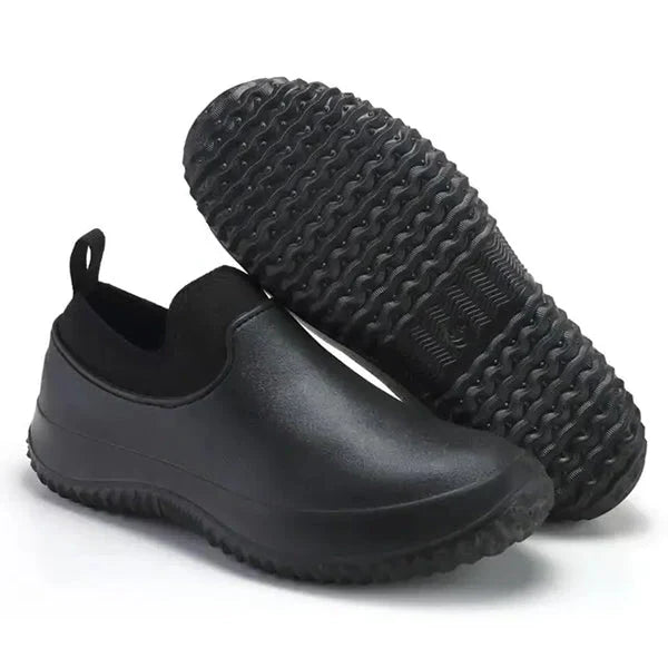 Waterdichte Werkschoenen Instapper Antislip Zwart Blauw Rood Dames Heren Unisex Veiligheidsschoenen Werkkleding