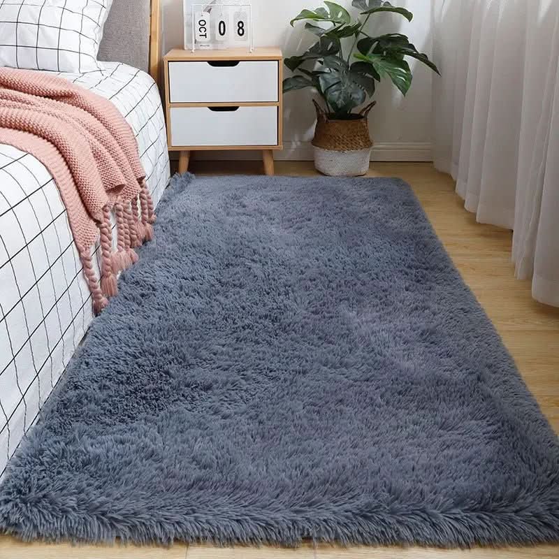 Zacht Hoogpolig Vloerkleed voor Woonkamer Slaapkamer Lounge Modern Decoratief Wollig Tapijt Antislip
