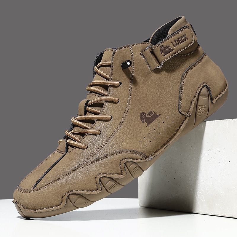 Unisex leren instappers met orthopedische steun ademend waterdicht antislip comfort maat 36-50 dames heren