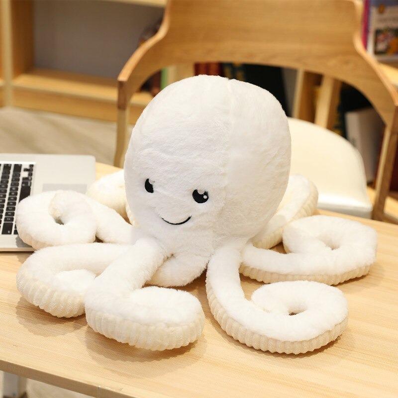 Zachte Octopus Knuffel XXL - Pluche Decoratiekussen 40-80cm - Kinderkamer Speelgoed Decoratie Cadeau