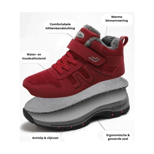 Ergonomische Winterlaarzen Uniseks met Orthopedische Zool Waterafstotend Warm Gevoerd voor Optimaal Voetcomfort
