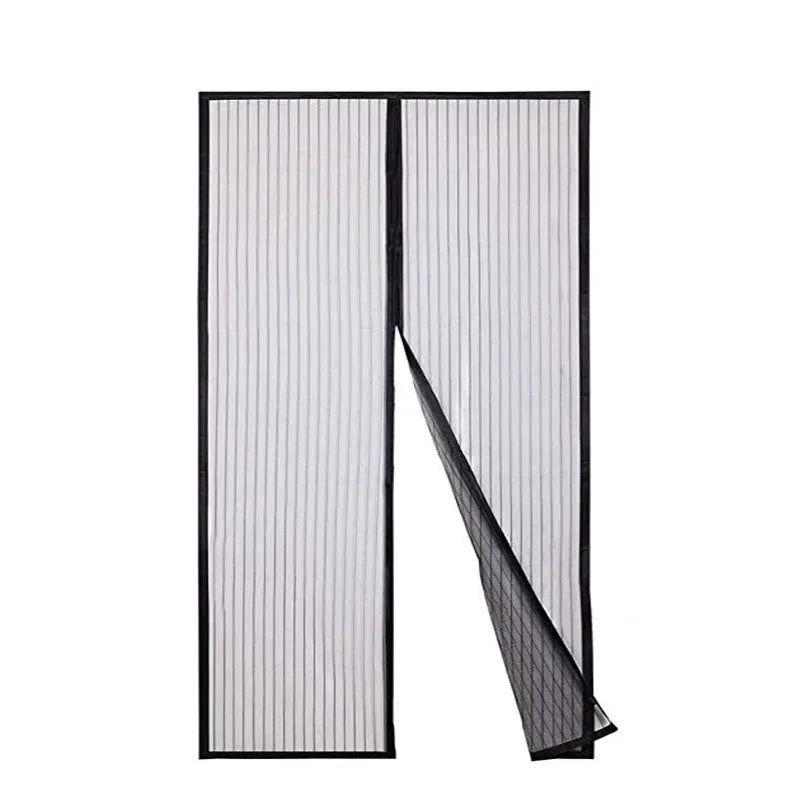 Zware Magnetische Deurscherm voor Insecten Terylene 210x100 cm Zwart Handsfree Toepassing Ideaal Voor Binnen Buiten Keuken Woonkamer