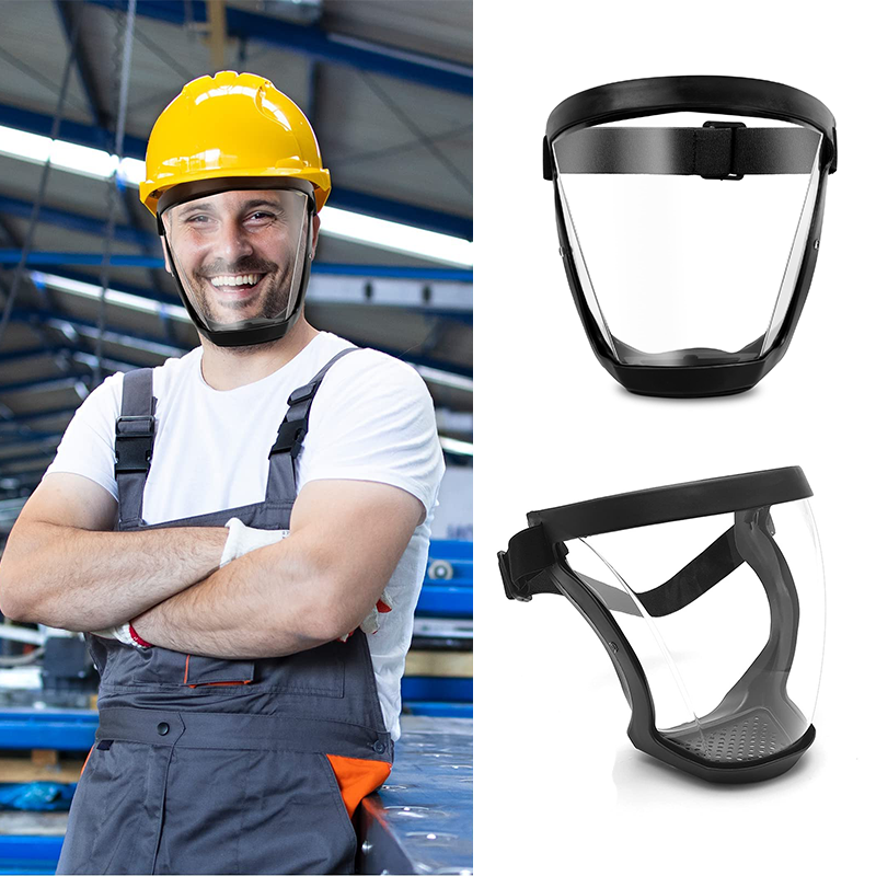 Veiligheidsmasker met Gezichtsscherm en Anticondens Coating voor Professioneel Werkbescherming en Optimale Veiligheid