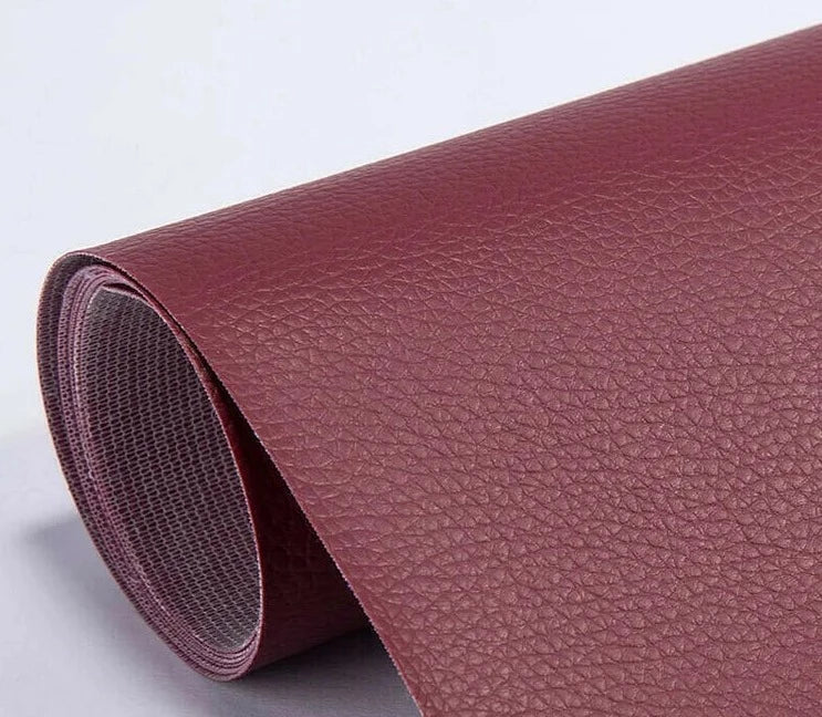 Zelfklevende Leren Reparatiefolie Knipbaar 50x138cm Meubelreparatie Bankstel Sofa Leer Herstellen Patch