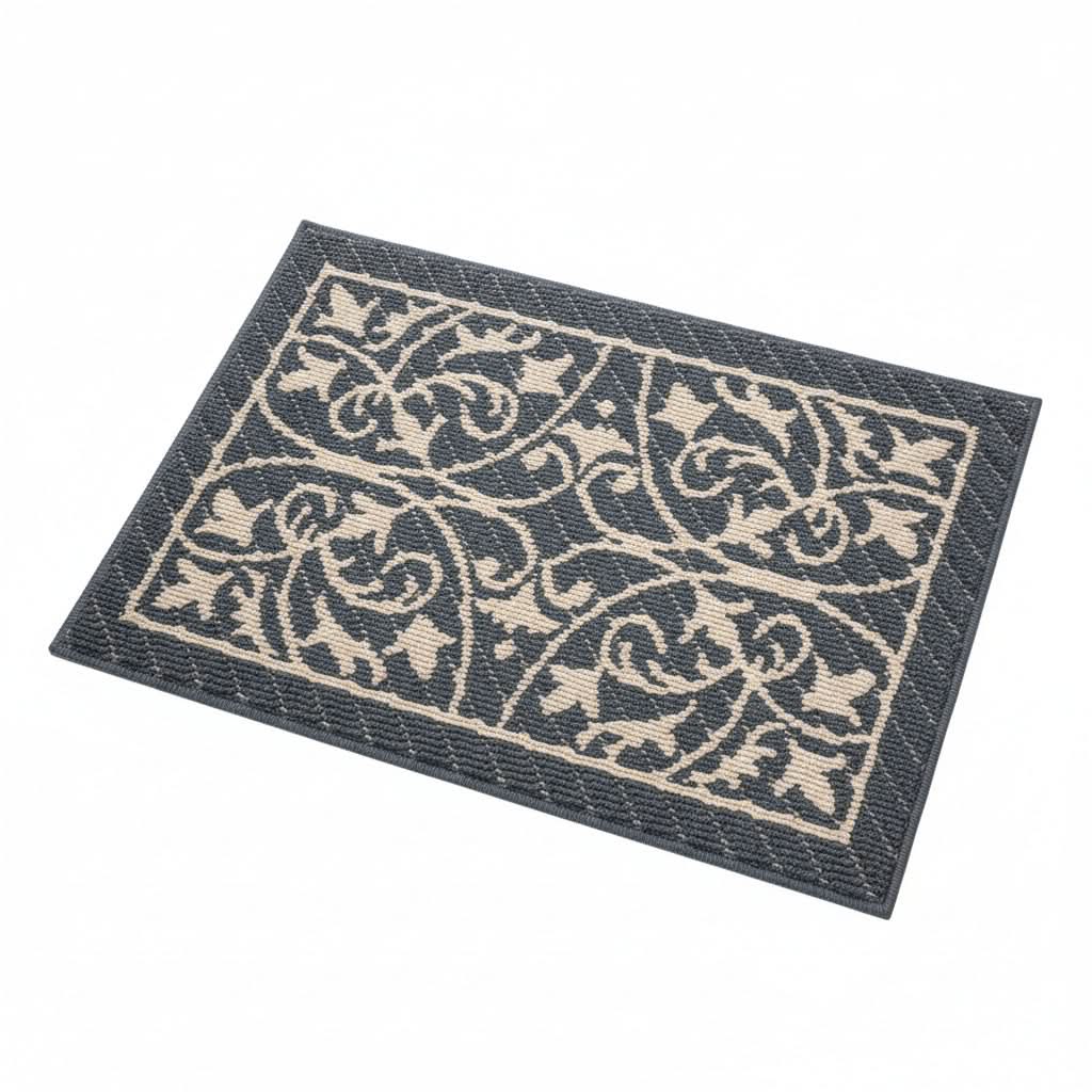 Laagdrempelige Antislip Deurmat Binnen 60x90cm Vuilopvangend Entree Tapijt Rubberen Grip Hal Ingang Vloermat