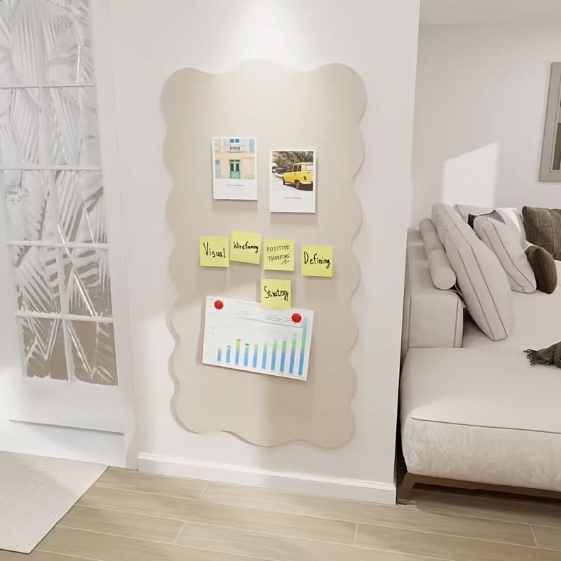 Vilten Prikbord Decoratief 60x120cm met Punaises voor Kantoor Thuiswerken Creatieve Ruimtes Muurbehang