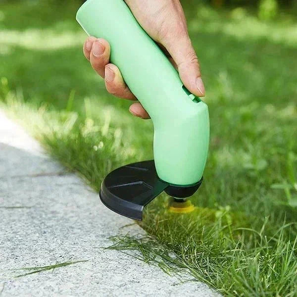 Draadloze Mini-Grastrimmer Telescopisch met Kabelbinders - Compact Precisie-Snijgereedschap voor Tuinranden