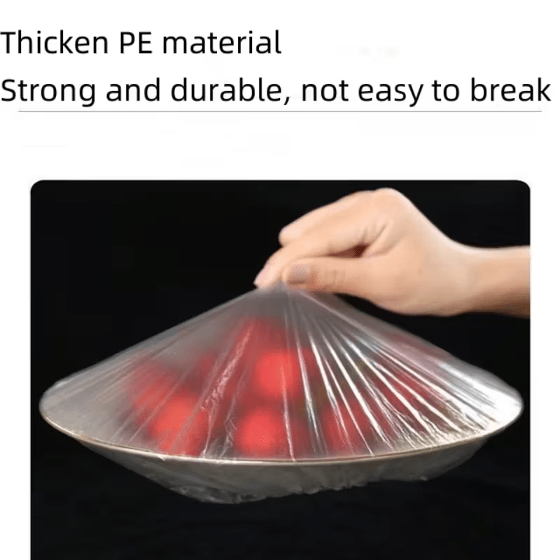 Elastische Afdekhoezen PE 35cm voor Borden en Kommen Keukenbewaring Voorraadpak 1000 Stuks Huishouden