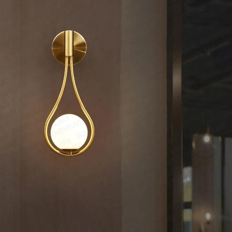 Wandlamp Druppel Design Aluminium Acryl LED G9 12W Goud Zwart Woonkamer Slaapkamer