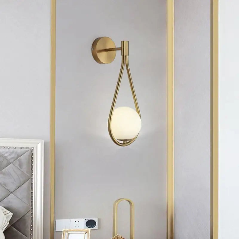 Wandlamp Druppel Design Aluminium Acryl LED G9 12W Goud Zwart Woonkamer Slaapkamer
