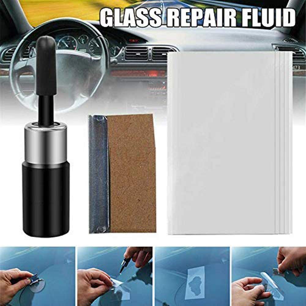 Glasreparatievloeistof Auto Ruit Herstel Kit Sterrenscheur Windscherm Chip Nanotechnologie Voertuig Reparatie