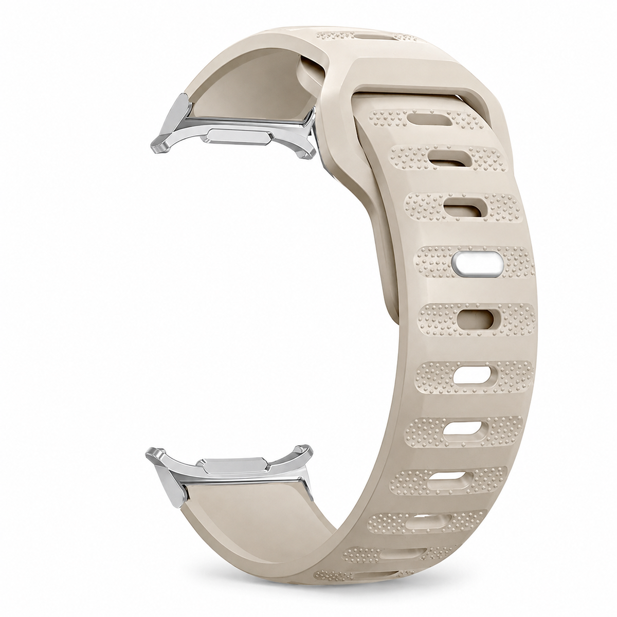 Sporthorlogeband Siliconen Geventileerd voor Smartwatch 40mm 44mm 46mm 47mm Fitnessband Training Sport