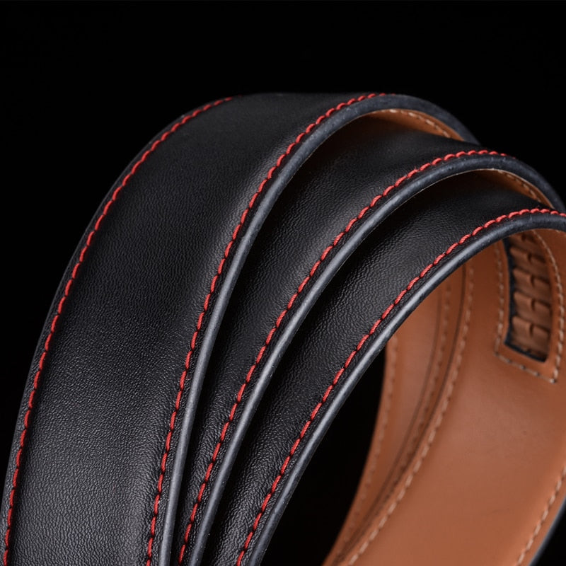 Zakelijke Leren Riem Klassiek 110-130cm Volnerf Rundleer Waterbestendig Kraswerend voor Kantoor Werk