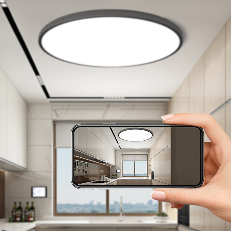 Ronde LED Plafondlamp Metaal Wit Zwart Eetkamer Dimbaar Moderne Plafondverlichting Sfeervol Woonkamer