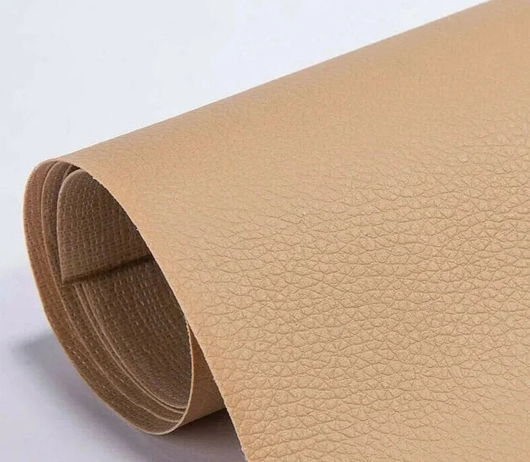 Zelfklevende Leren Reparatiefolie Knipbaar 50x138cm Meubelreparatie Bankstel Sofa Leer Herstellen Patch