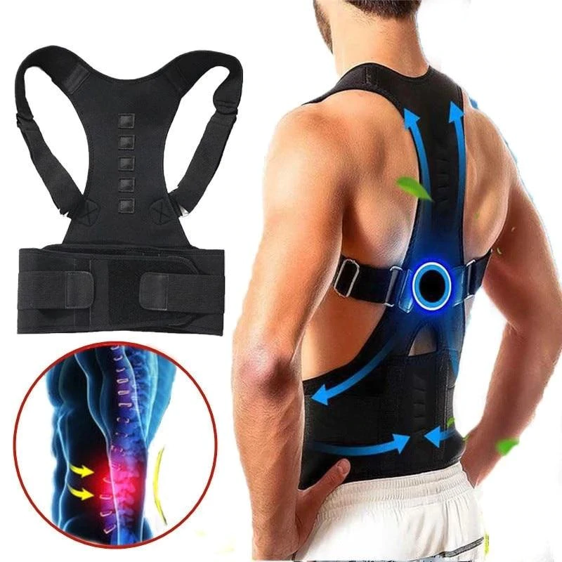 Magnetische Houding Rugbrace - Verstelbare Rugsteun met Magnetische Therapie voor Houding