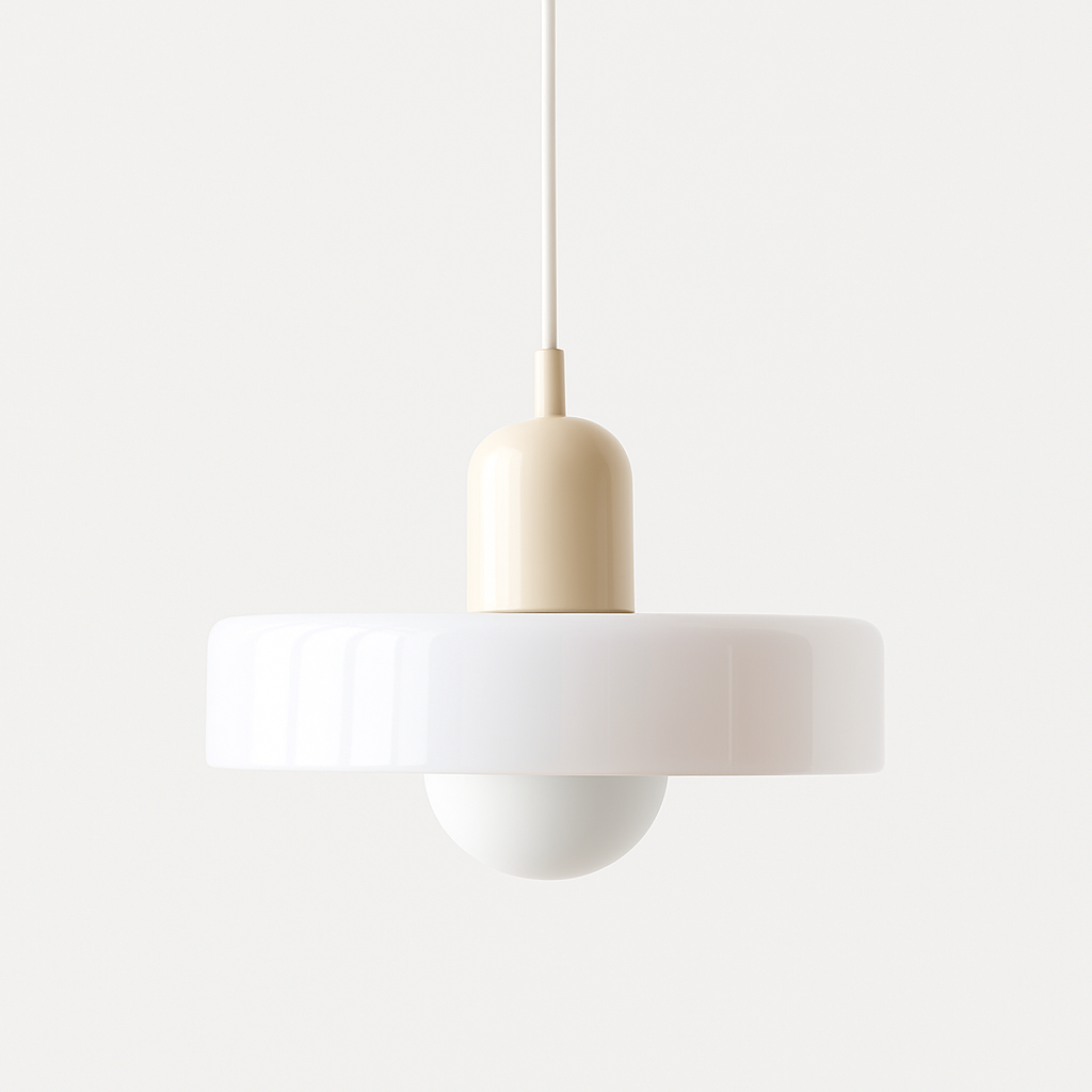 Geometrische Hanglamp Gekleurd Glas E27 Verstelbaar Eettafel Keukeneiland Retro Design Sfeerverlichting