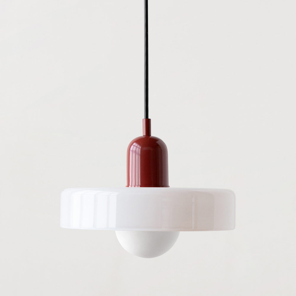 Geometrische Hanglamp Gekleurd Glas E27 Verstelbaar Eettafel Keukeneiland Retro Design Sfeerverlichting