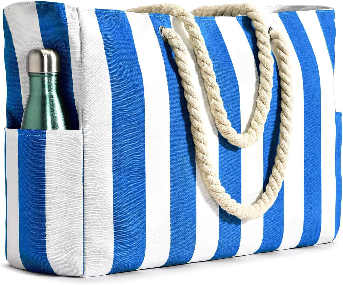 Waterbestendige Strandtas Oversized met Zandwerende Binnenvulling - Perfecte Zomertas voor Strand, Zwembad en Reizen
