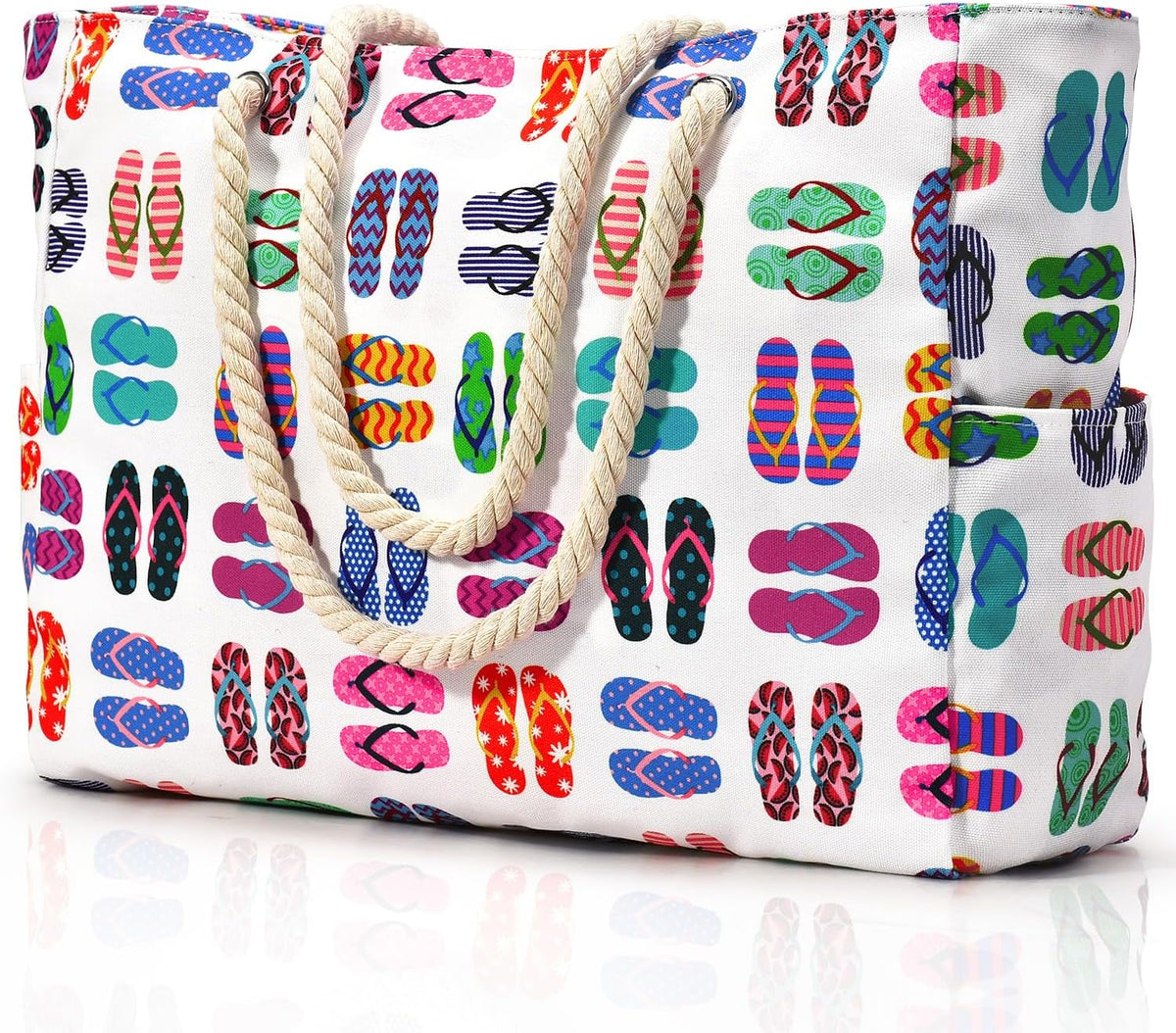Waterbestendige Strandtas Oversized met Zandwerende Binnenvulling - Perfecte Zomertas voor Strand, Zwembad en Reizen