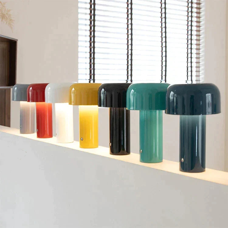 Oplaadbare LED Tafellamp Paddenstoel Design Draadloos Dimbaar Sfeerlicht Woonkamer Slaapkamer Eetkamer