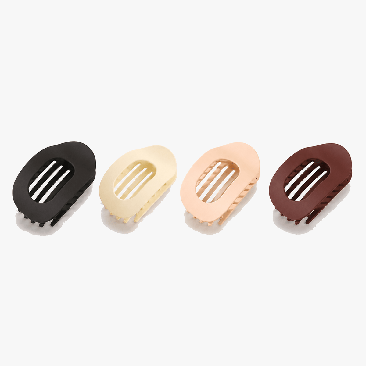 Platte Haarclips Set van 4 - Comfortabel Ontwerp Zonder Drukpunten