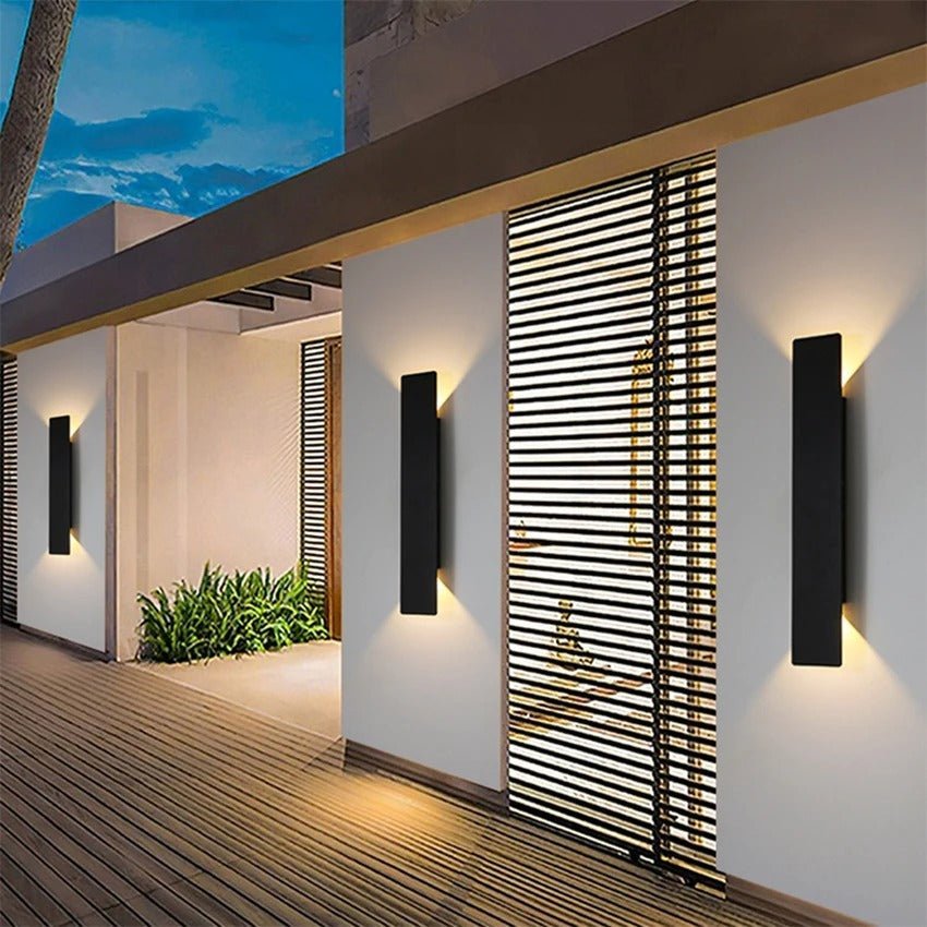 Aluminium LED Wandlamp Buiten Weerbestendig IP65 Warm en Koud Wit Buitenverlichting voor Tuin Terras Entree