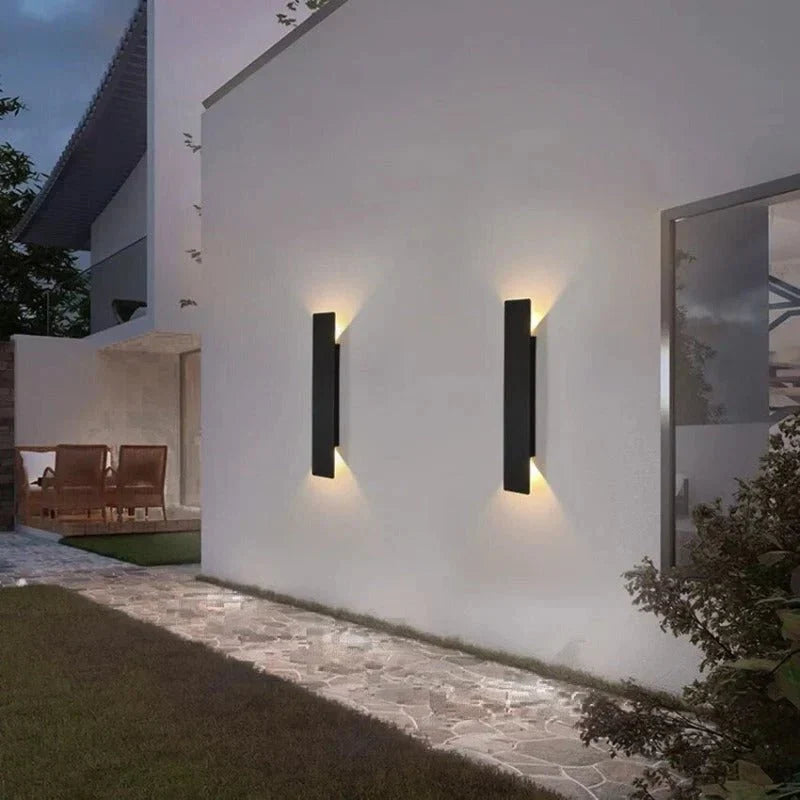 Aluminium LED Wandlamp Buiten Weerbestendig IP65 Warm en Koud Wit Buitenverlichting voor Tuin Terras Entree
